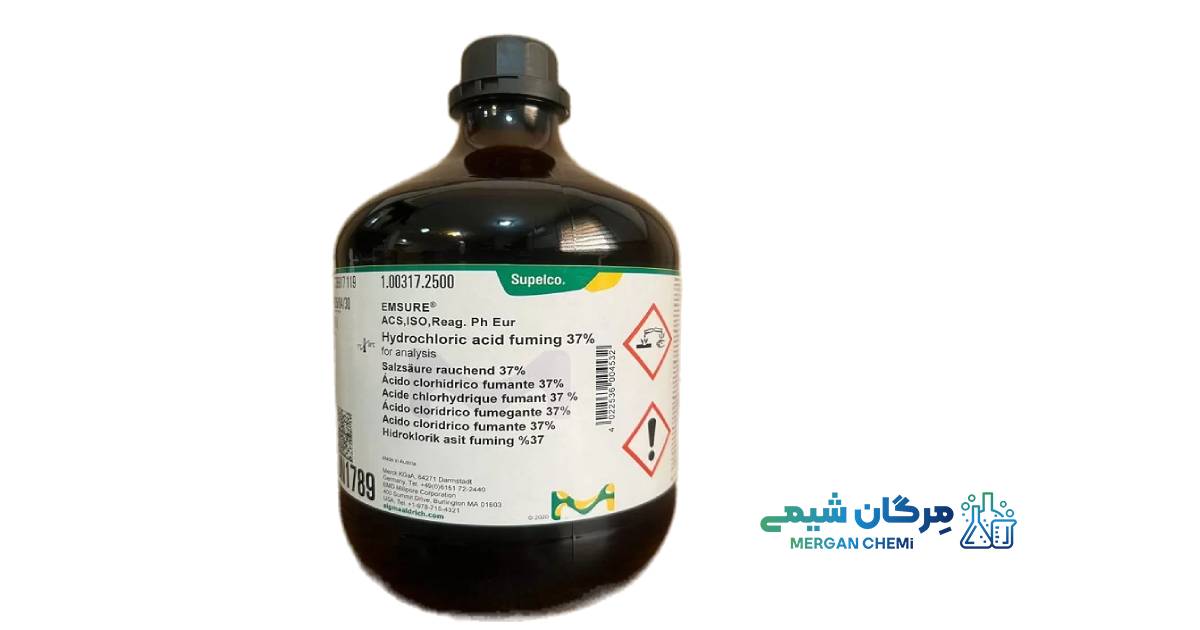 اسید هیدروکلریک مرک آلمان 37 درصد 1 لیتری
